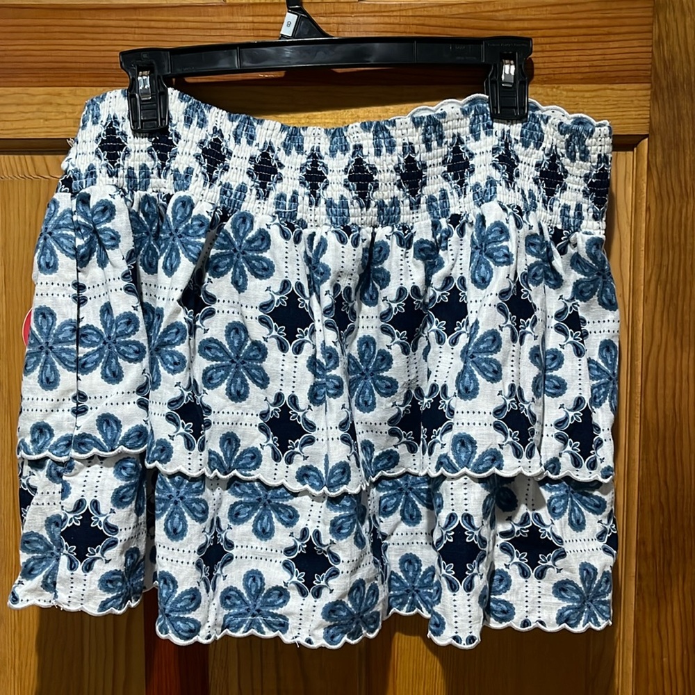Agua Bendita for Target Collab Skirt Blue Large NWT